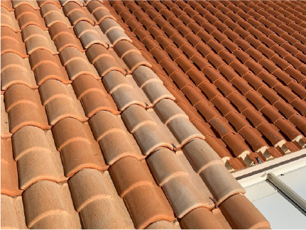 Remplacement rive et entretien toiture tuiles Vertou